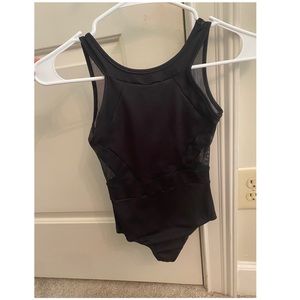 SO DANCA black halter neck leotard for ballet/dance/gymnastics